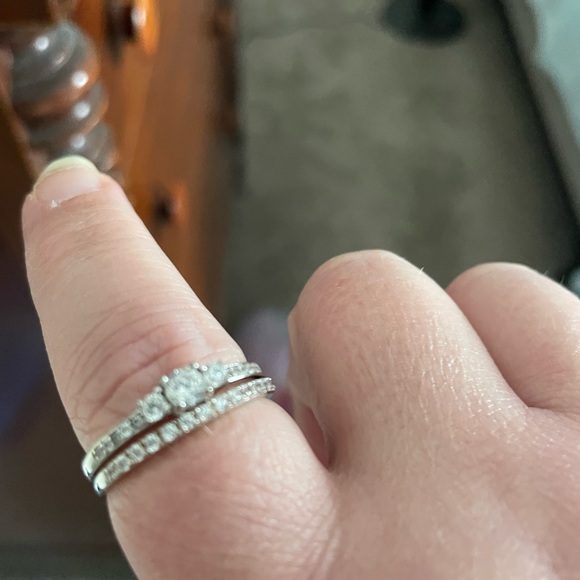 Size 10 Wedding Ring Set - Picture 7 of 8